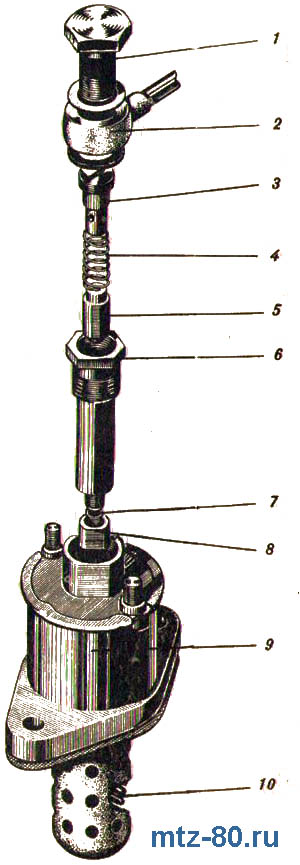 Схема электрофакельного подогревателя