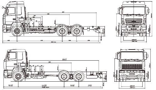 Маз 6312: технические характеристики, двигатель